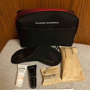 American Airlines Brandon Blackwood Business Class Amenity Kit - Travel Pouch